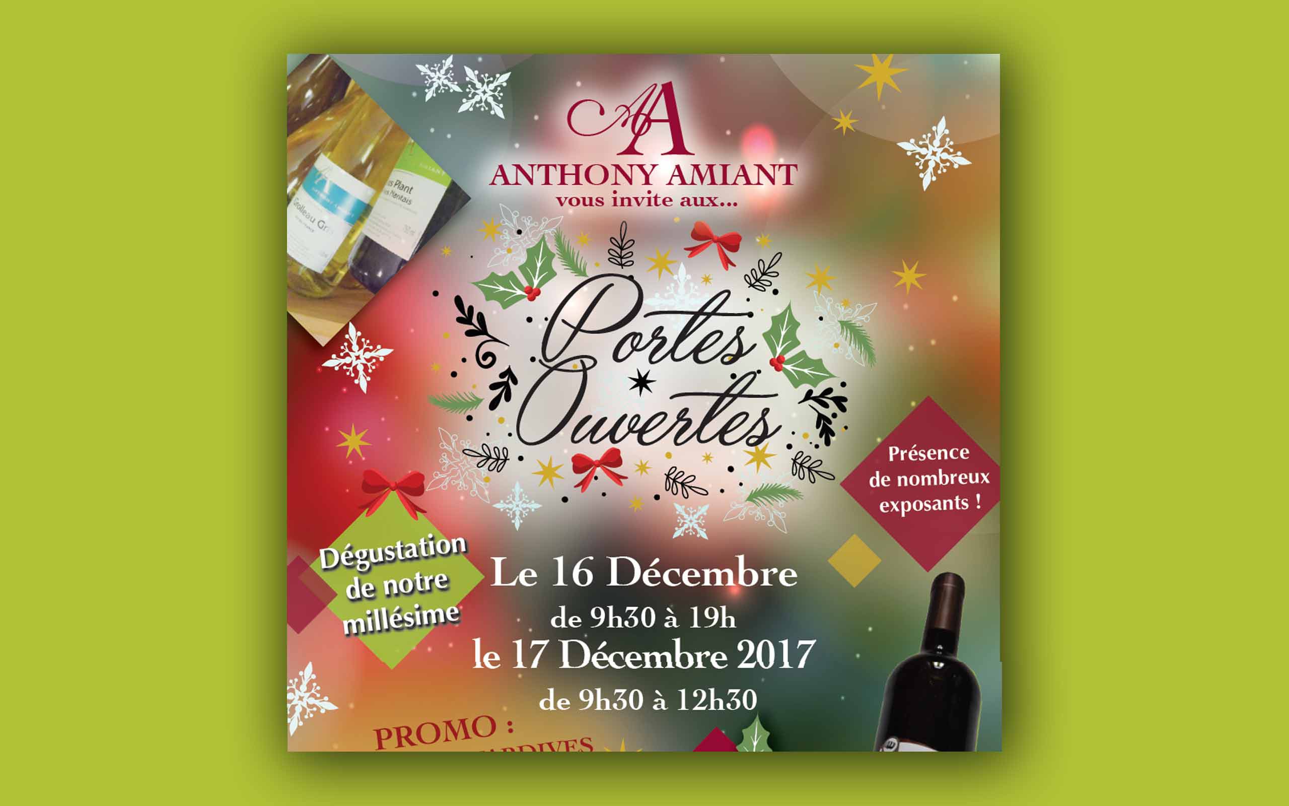 Anthony Amiant Portes Ouvertes décembre 2017 - viticulteurs St Mars de Coutais