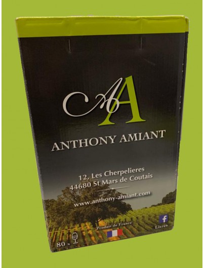 Merlot rosé du domaine Anthony Amiant dans le 44