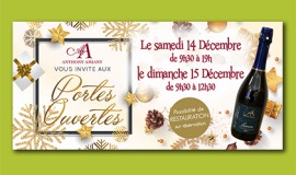 Domaine Anthony Amiant, Portes Ouvertes les 14 et 15 décembre 2019