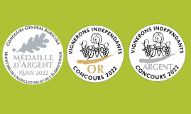 1 médaille d'or & 2 médailles d'argent Paris 2022