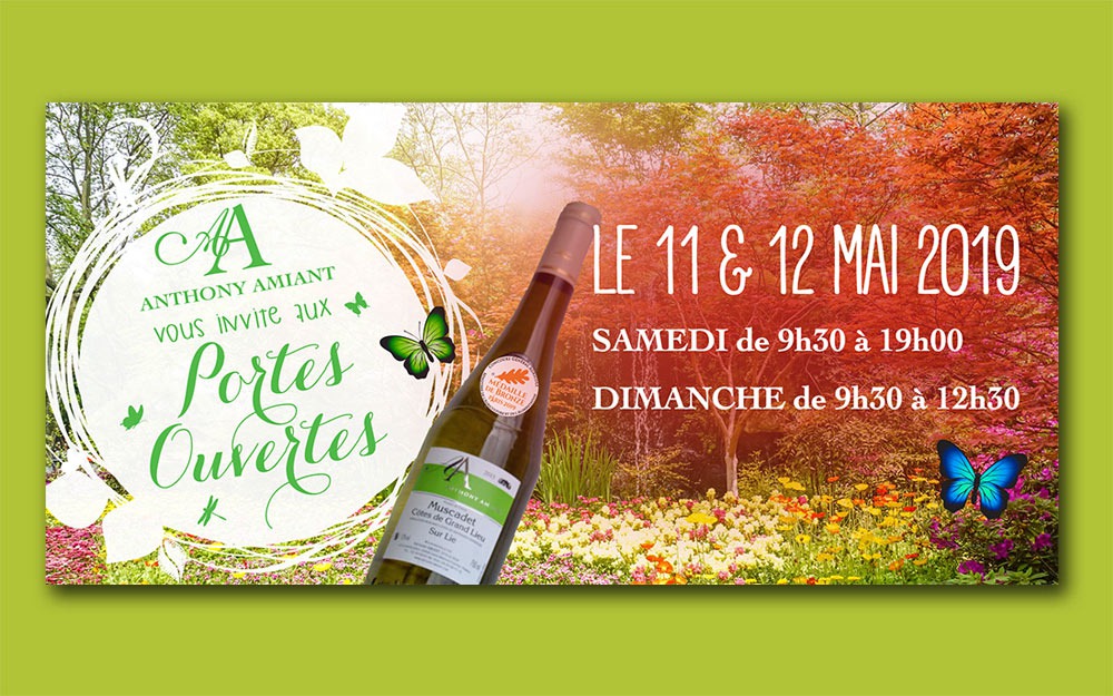 Viticulteur à Saint Mars de Coutais,Portes Ouvertes du Domaine Anthony Amiant les 11 et 12 mai 2019