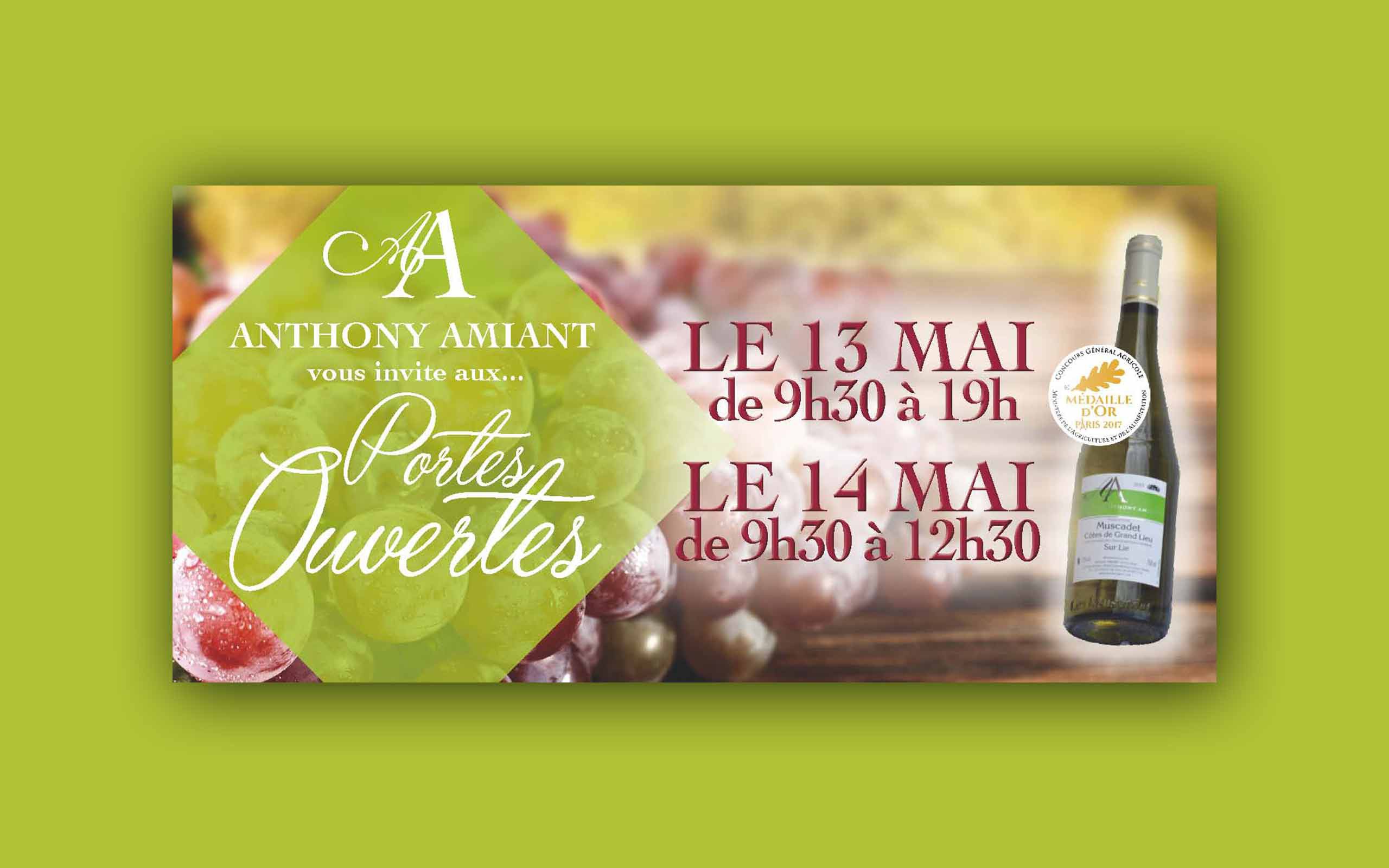 Vins Nantes sud Loire : Portes Ouvertes Domaine Amiant 2017